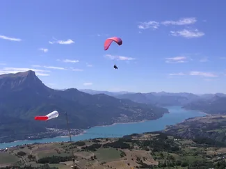 Décollage du Mont Guillaume