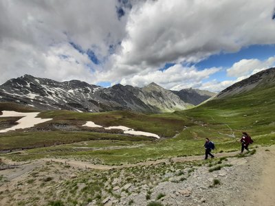 Paysage du col Agnel