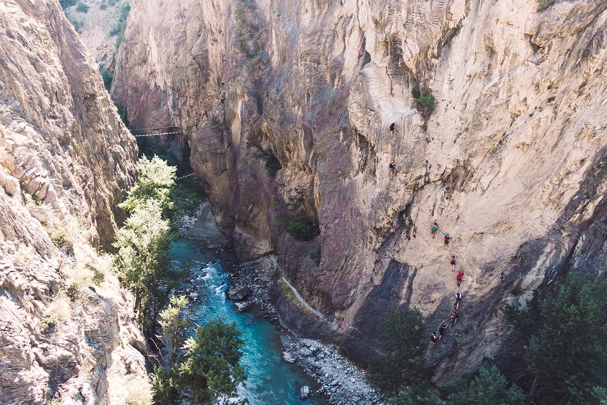 Via ferrata des gorges de la Durance