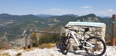 Rando VTTAE au Saint Michel, au dessus d'Orpierre