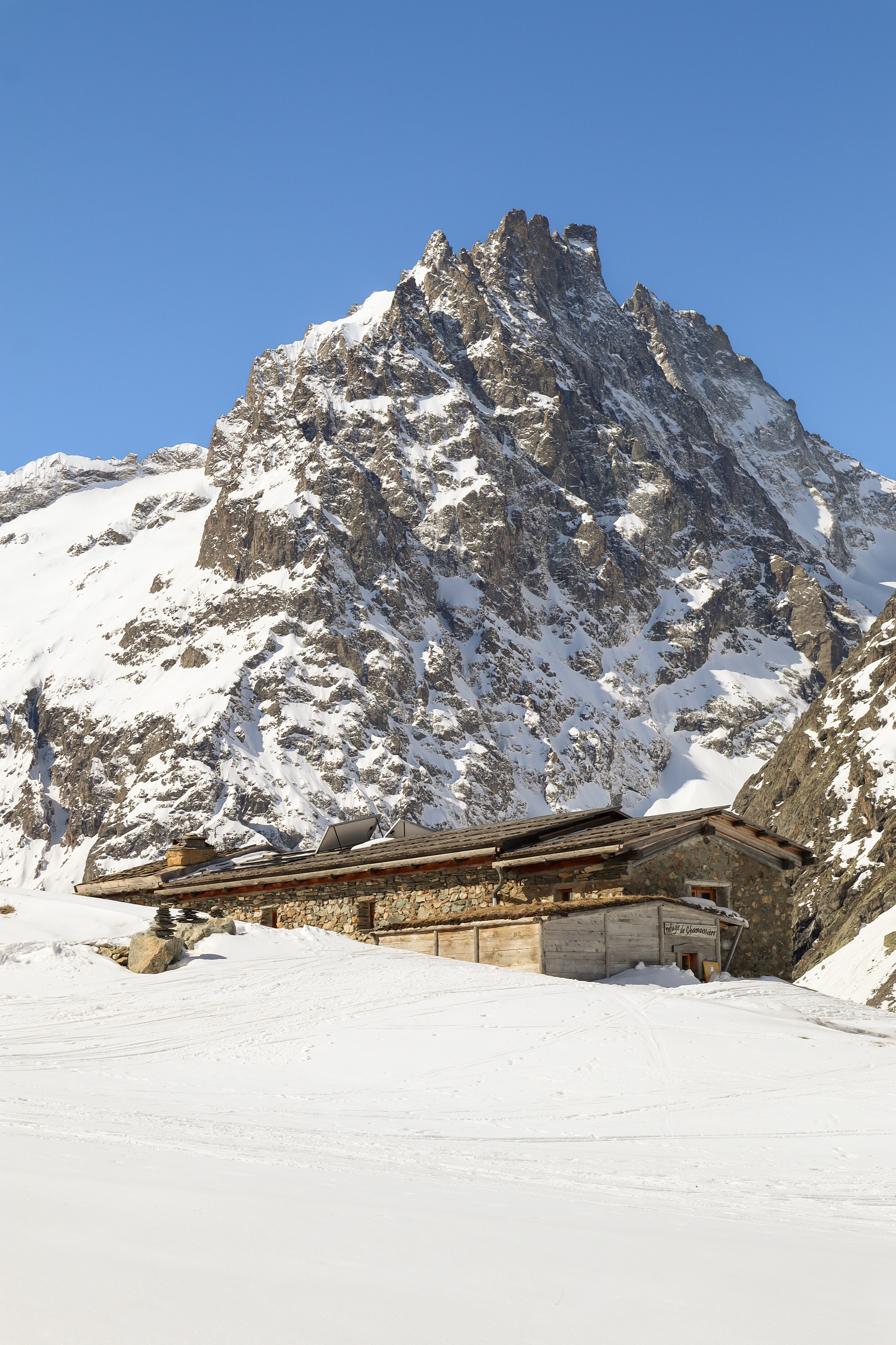 Ski de rando jusqu'au refuge