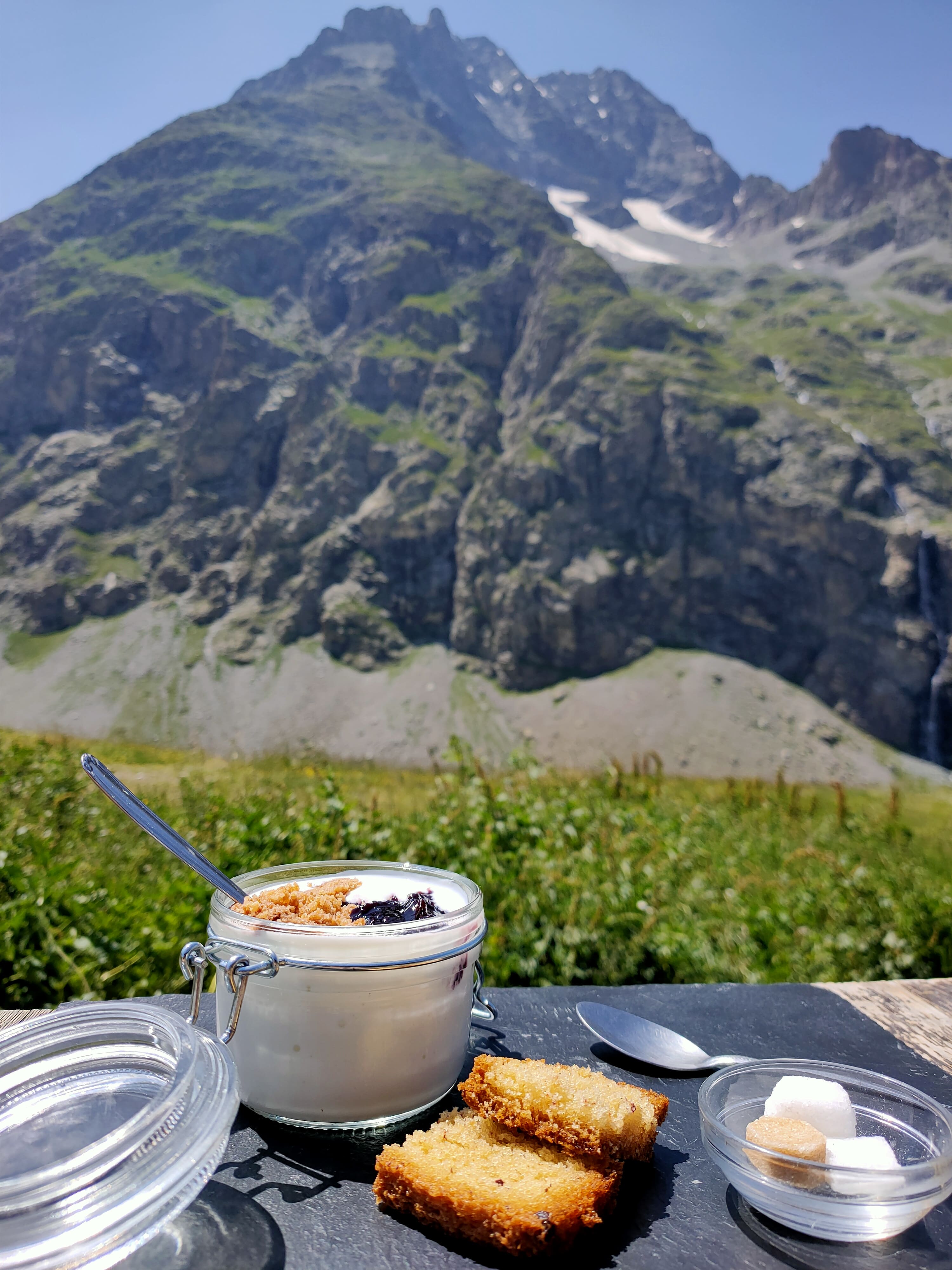 Dessert Refuge Alpe de villar d'Arène