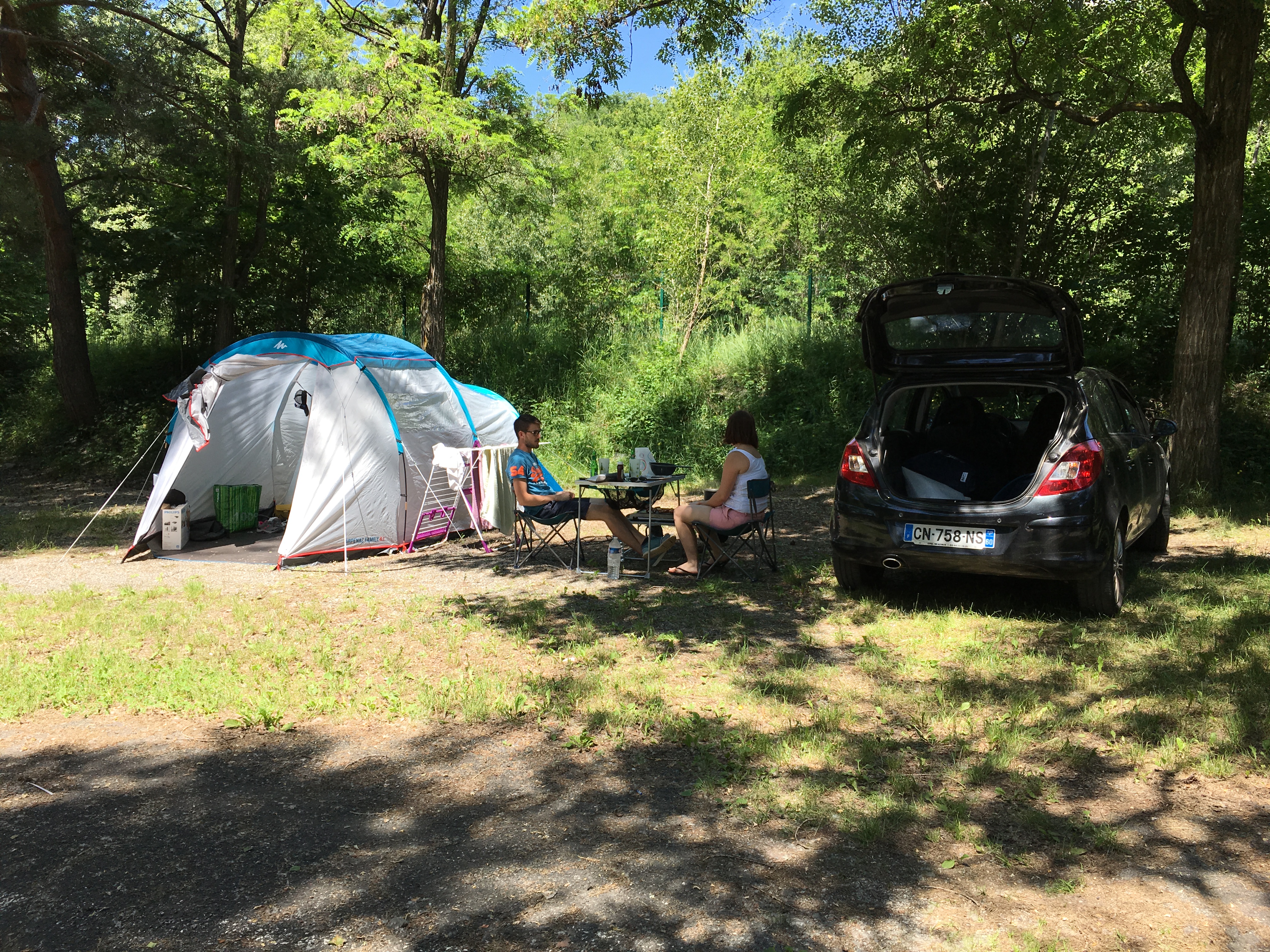 Emplacement pour tente camping Municipal La Clapière