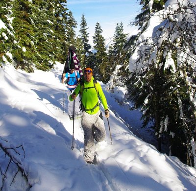 Sortie en raquettes avec Batiste Rochedy Maltèse, Dévoluy, Hautes-Alpes