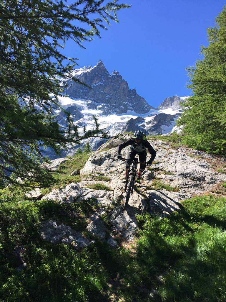 VTT avec Bike La Grave Télépherique 2400