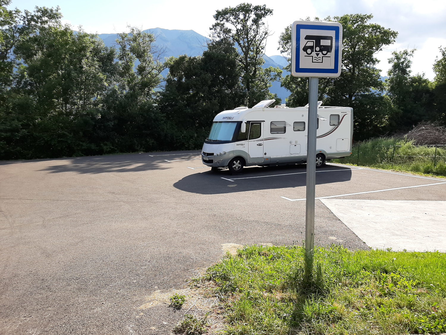 Aire de camping-car de St Bonnet-en-Champsaur