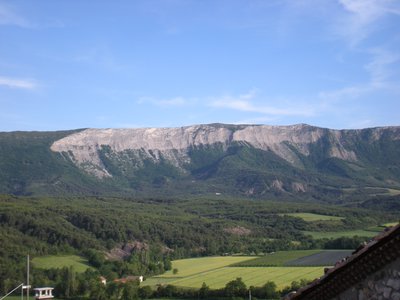 Vue sur la montagne de Chabre