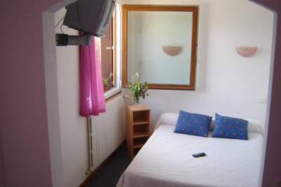 Hotel La Bagatelle chambre, Chaillol station, vallée du Champsaur