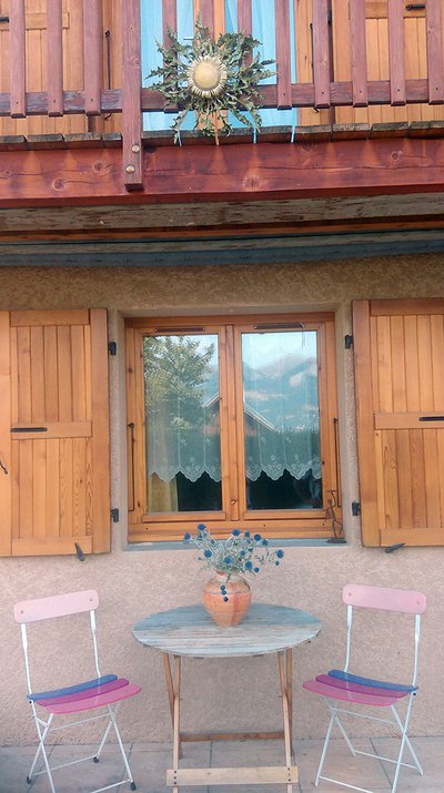 Terrasse, coin détente La Carline