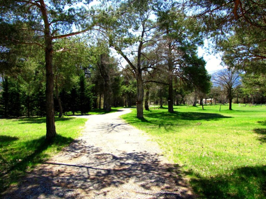 Intérieur camping en été