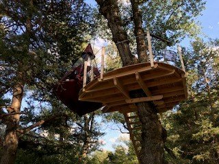 Terrasse en hauteur