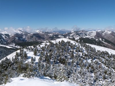 Point de vue sur la vallée du Buech