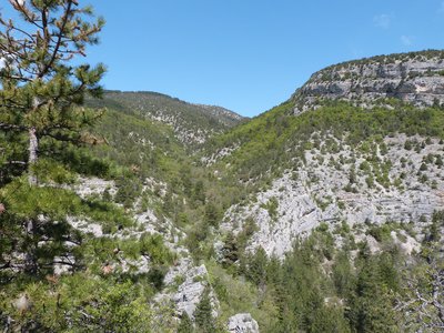 Panorama gorges du Riou