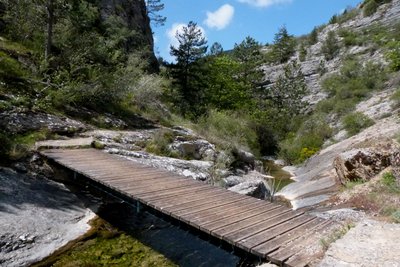 Passerelle en bois