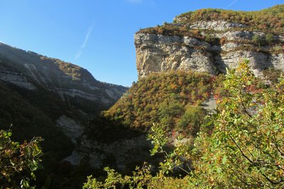 Point de vue sur les gorges de la Méouge