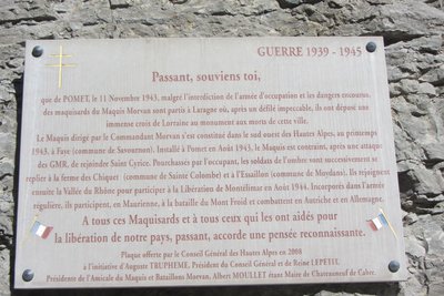 Plaque commémorative