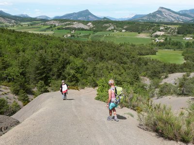 Passage sur les marnes