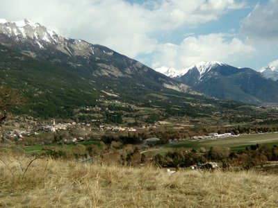 Vue sur St Crépin et l'aérodrome