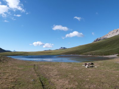 Col des Thures et lac Chavillon