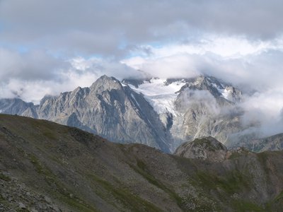 Vue sur les glaciers