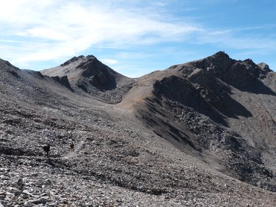 Le col à l'horizon