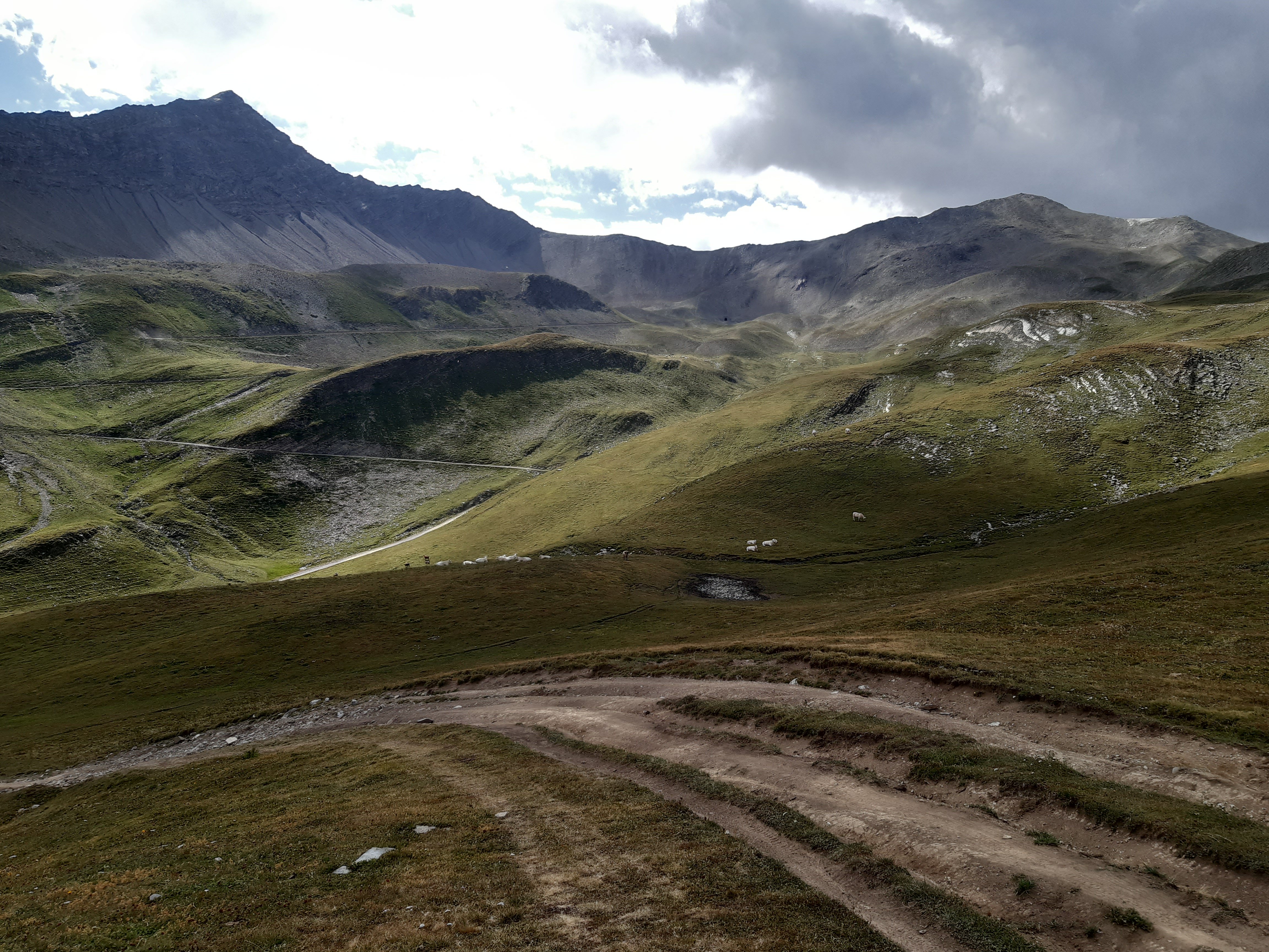 Col du Parpaillon en arrière plan