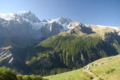 La Meije un jour de septembre pour le Trail de la Meije