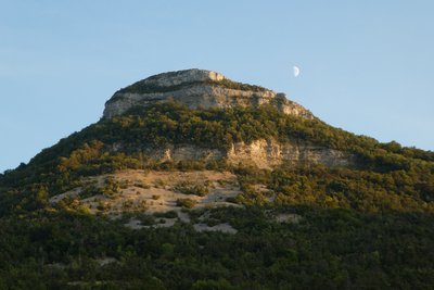 Le superbe Rocher St Michel au coucher du soleil