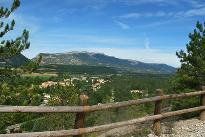 Agréable sentier aménagé