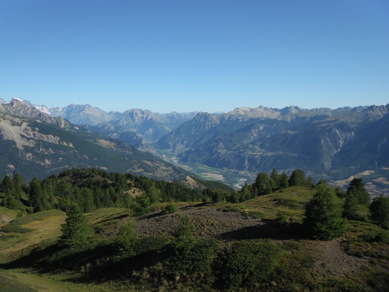 Depuis les crêtes de Martinat