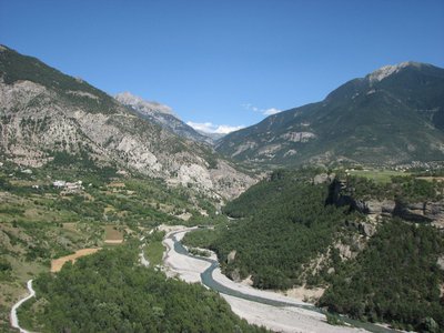 Panorama sur les gorges du Guil