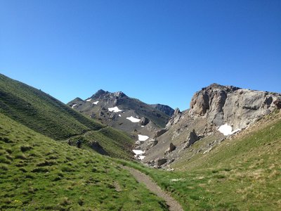 En route vers la crête des Couniets