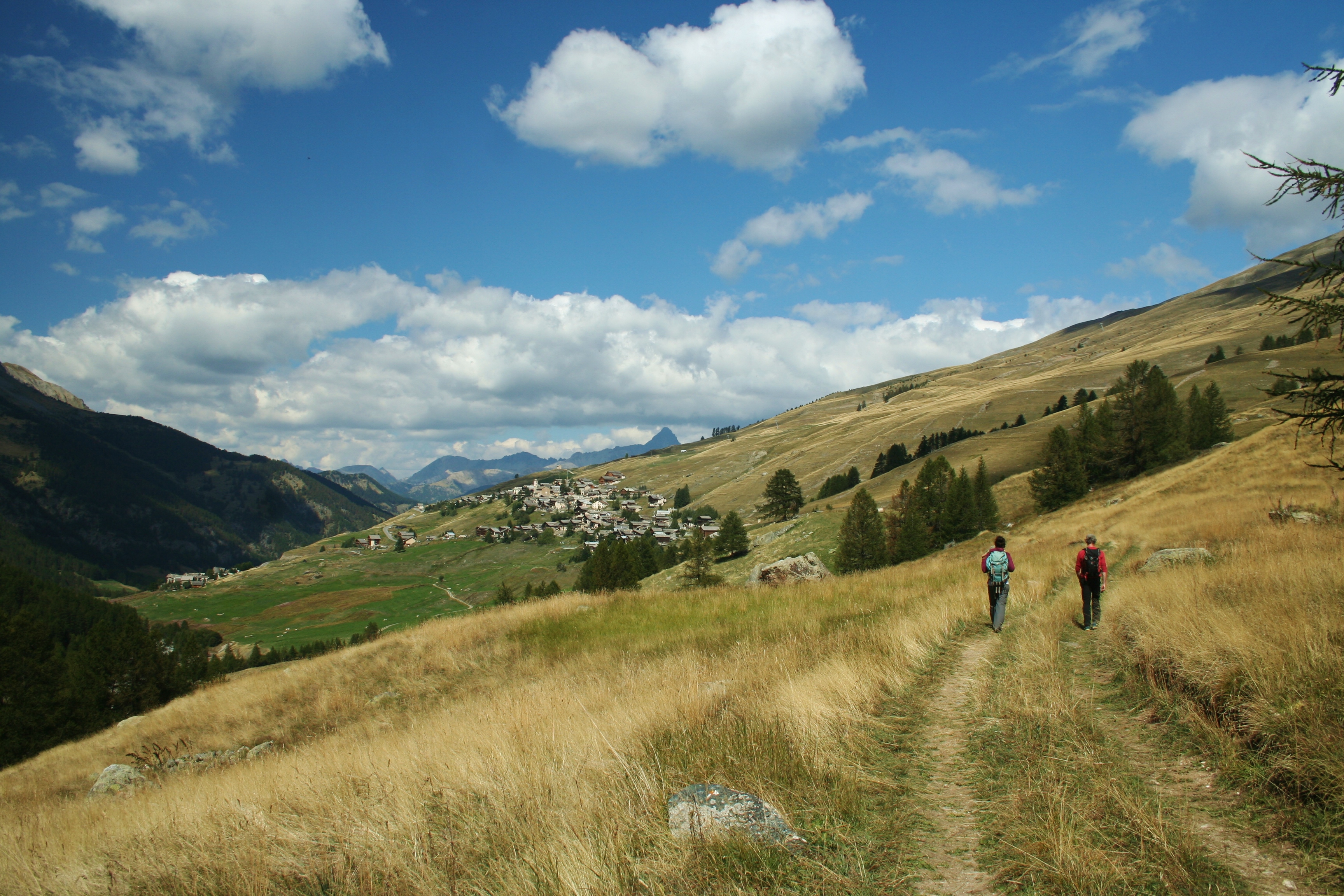 Arrivée sur Saint Véran