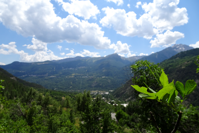 Vue sur la vallée de Vallouise