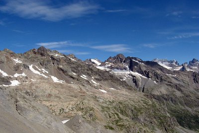 Vue depuis le col de l'Aup Martin