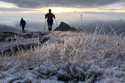 Levé de soleil sur la Cime de la Condamine