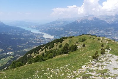 Point de vue sur le Lac de Serre-Ponçon