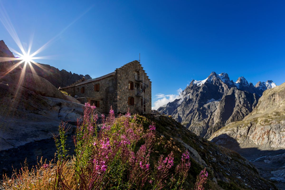 Le refuge du glacier Blanc