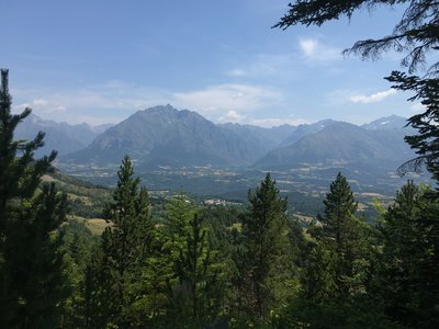 Vue depuis le sentier Dominique-Villars