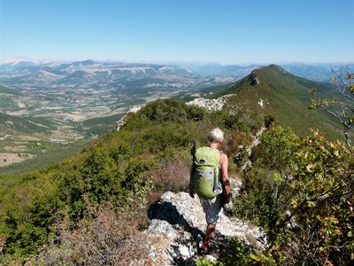 Vue panoramique depuis la montagne de Chabre