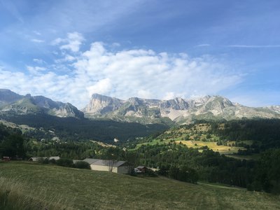 Vue sur le plateau de Bure