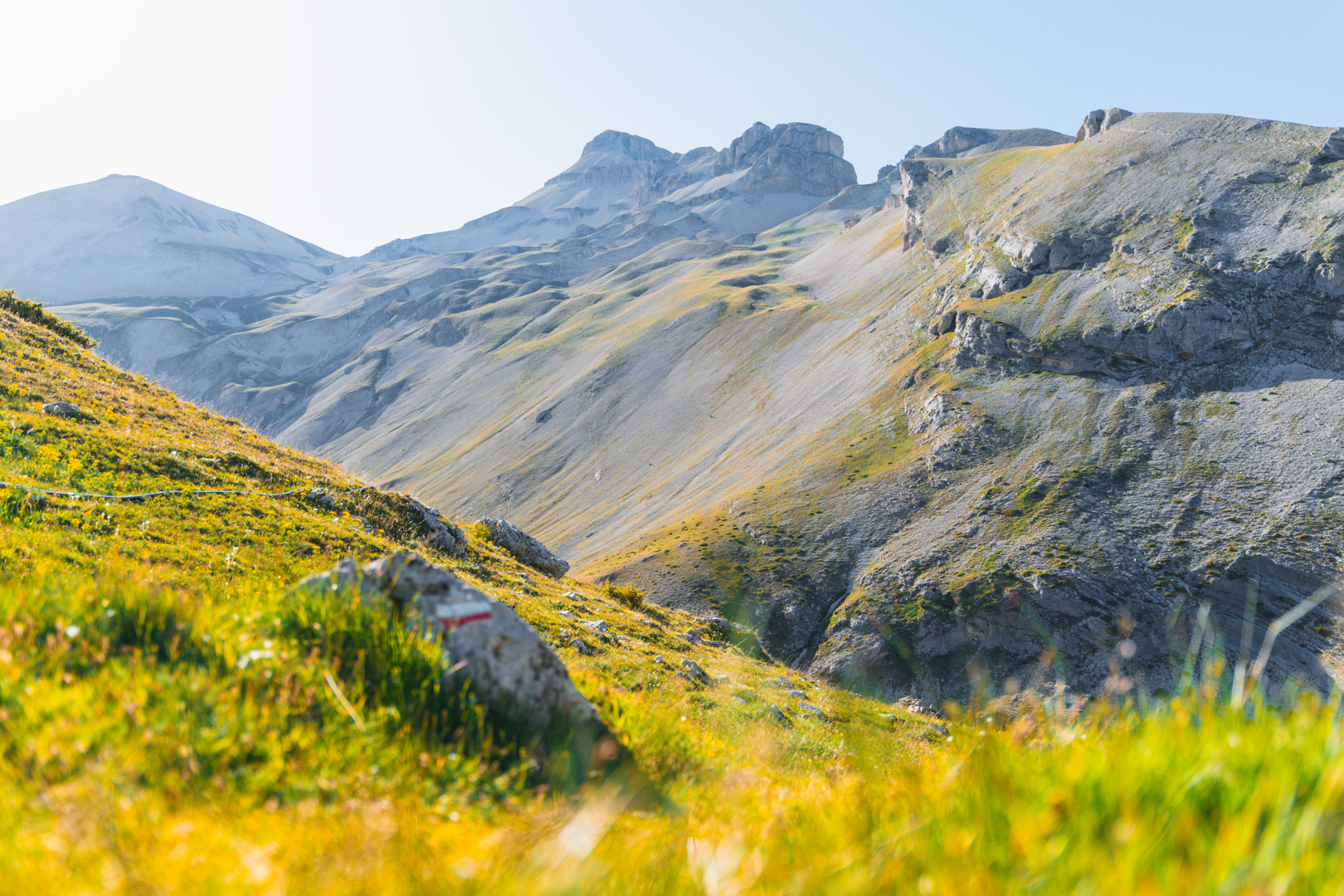 Vue sur les sommets du Dévoluy