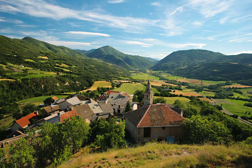 Vue sur le village depuis la chapelle