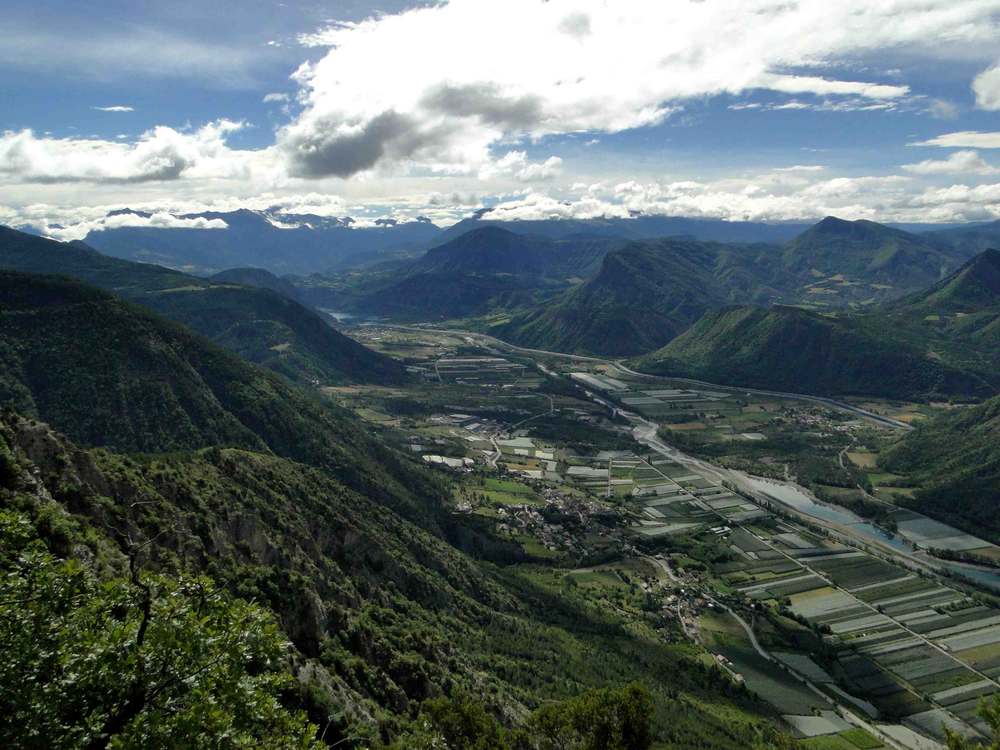 Vue sur la vallée de la Durance