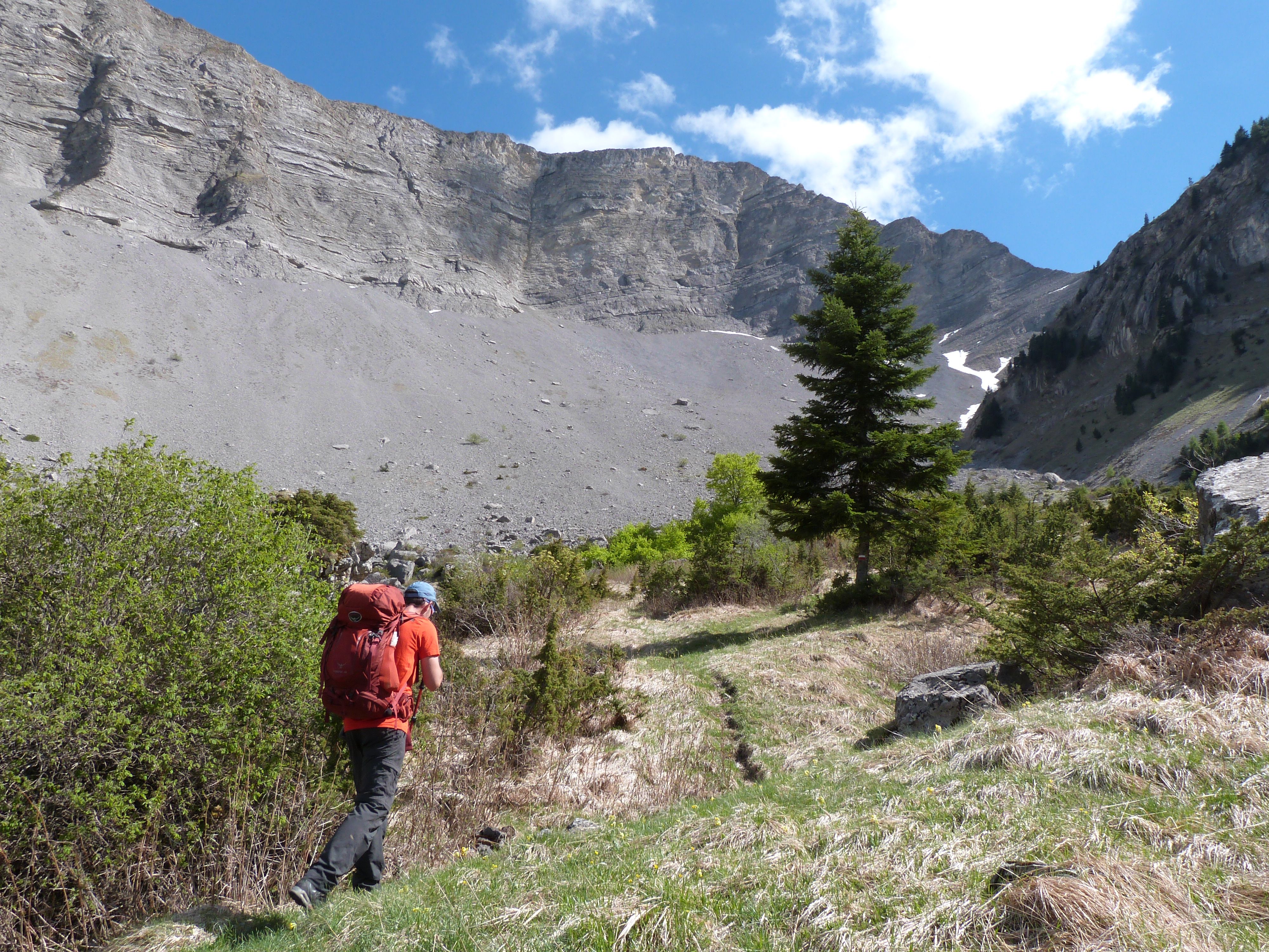 Au pied du Col de Chétive