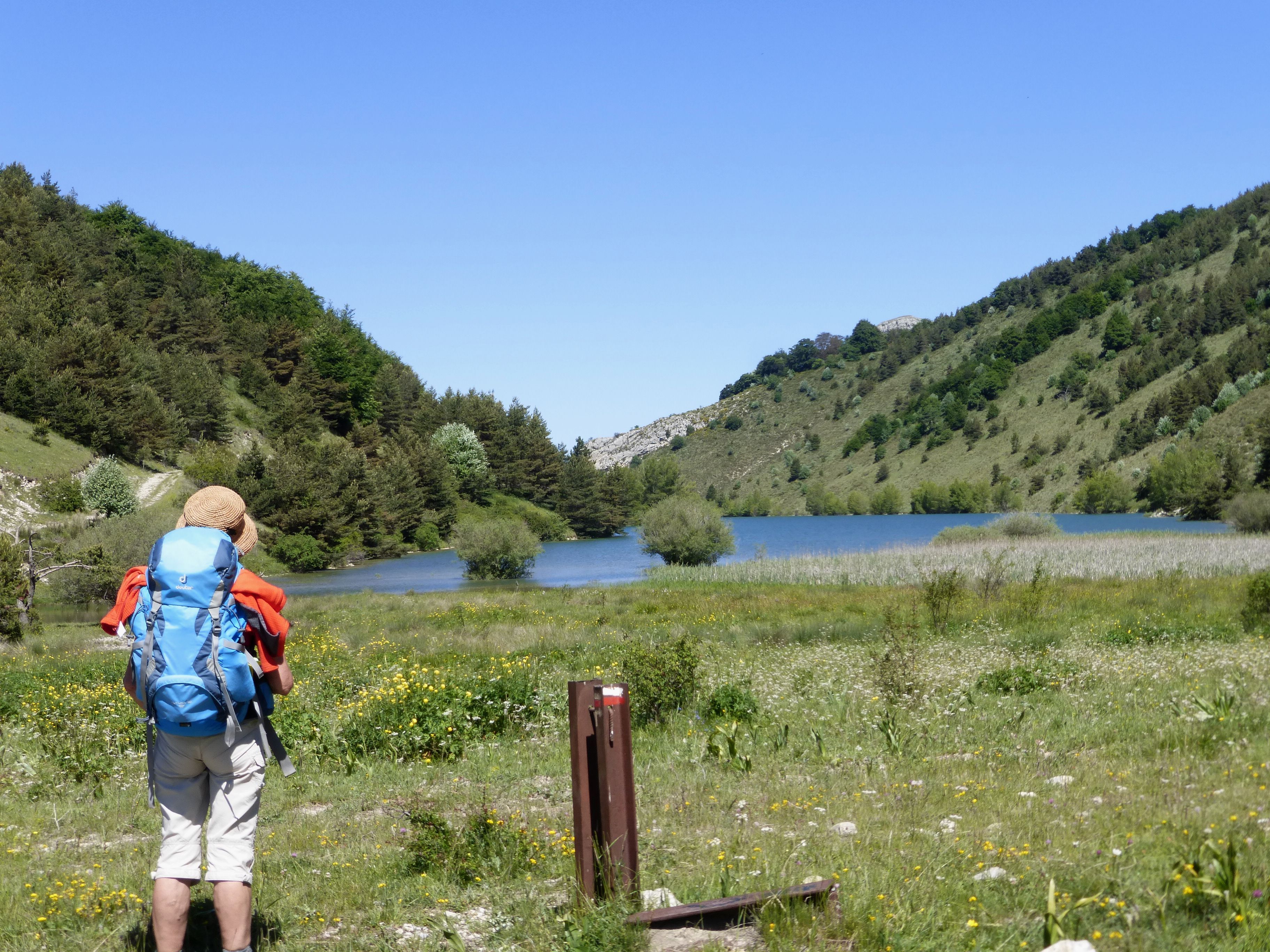 Arrivée au Lac de Peyssier