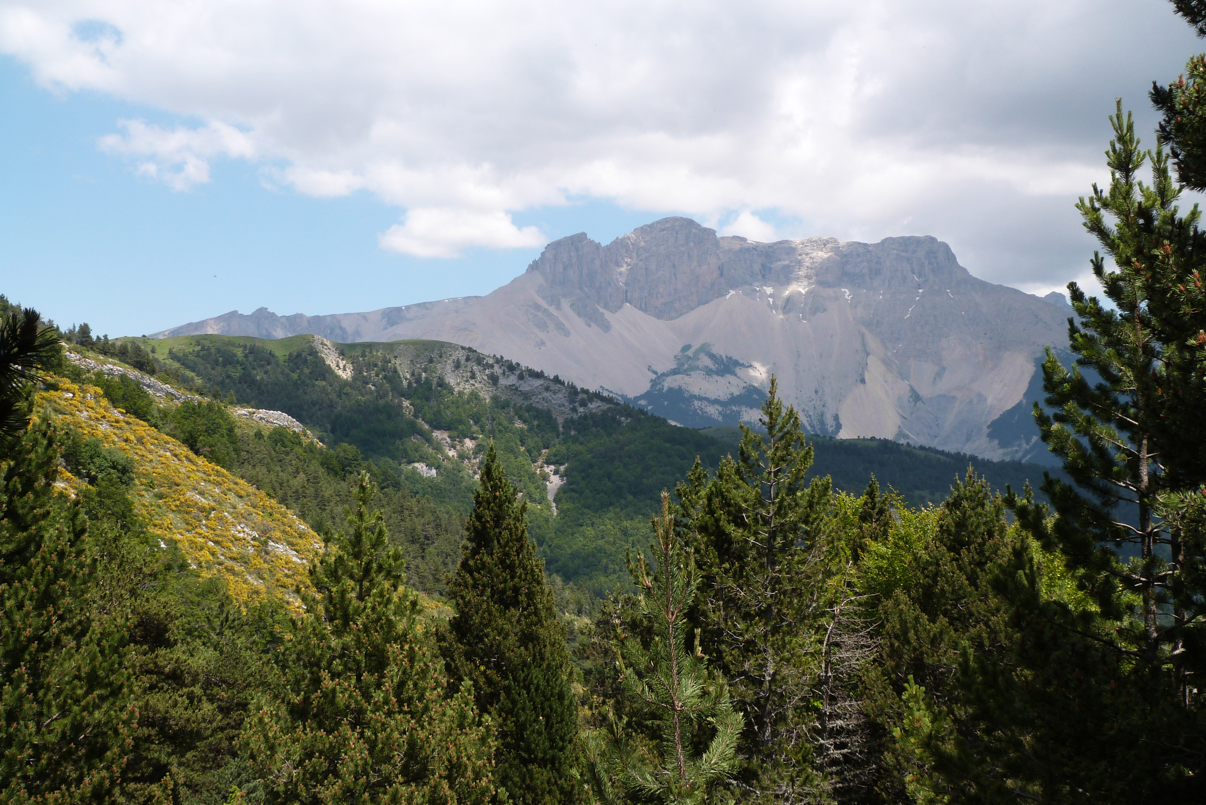 Panorama sur le massif du Dévoluy