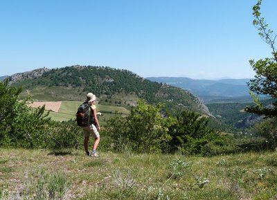 En descendant vers Eourres