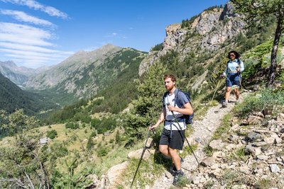 Col de la Pousterle - Vue sur le vallon du Fournel