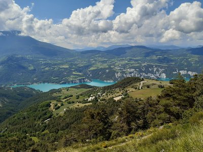 Vue sur la vallée de l'Ubaye